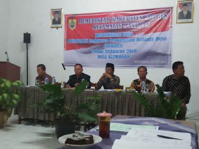 BABINSA DS. KLIWONAN LAKSANAKAN MUSYAWARAH APBDES TA 2018