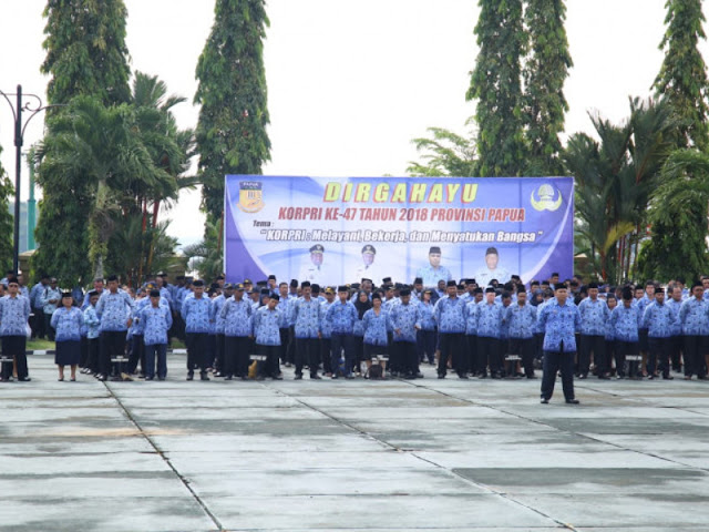Anggota Korpri Diminta Wujudkan Birokrasi Papua Yang Bersih Anggota Korpri Diminta Wujudkan Birokrasi Papua Yang Bersih