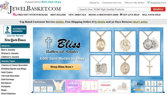 Religious Jewelry by JewelBasket.com