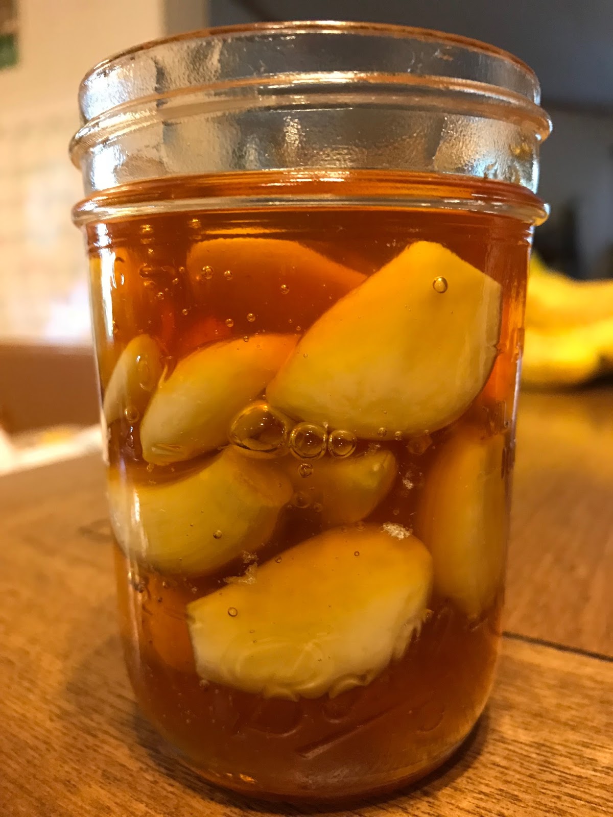 Fermentation Day Fermented Honey and Garlic