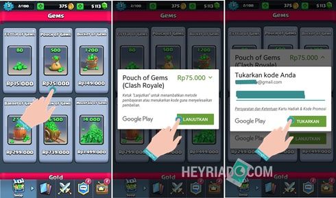 Cara Membeli Gems Gratis Clash Royale Cara Membeli Gems Gratis Clash Royale