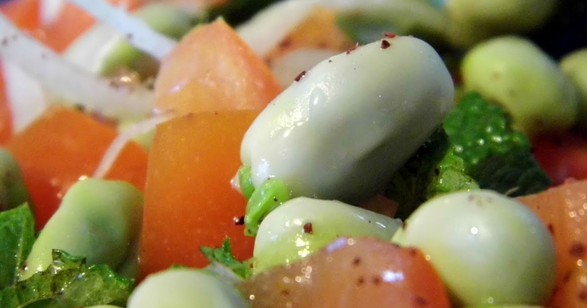 One Mother Hen Broad Bean Salad