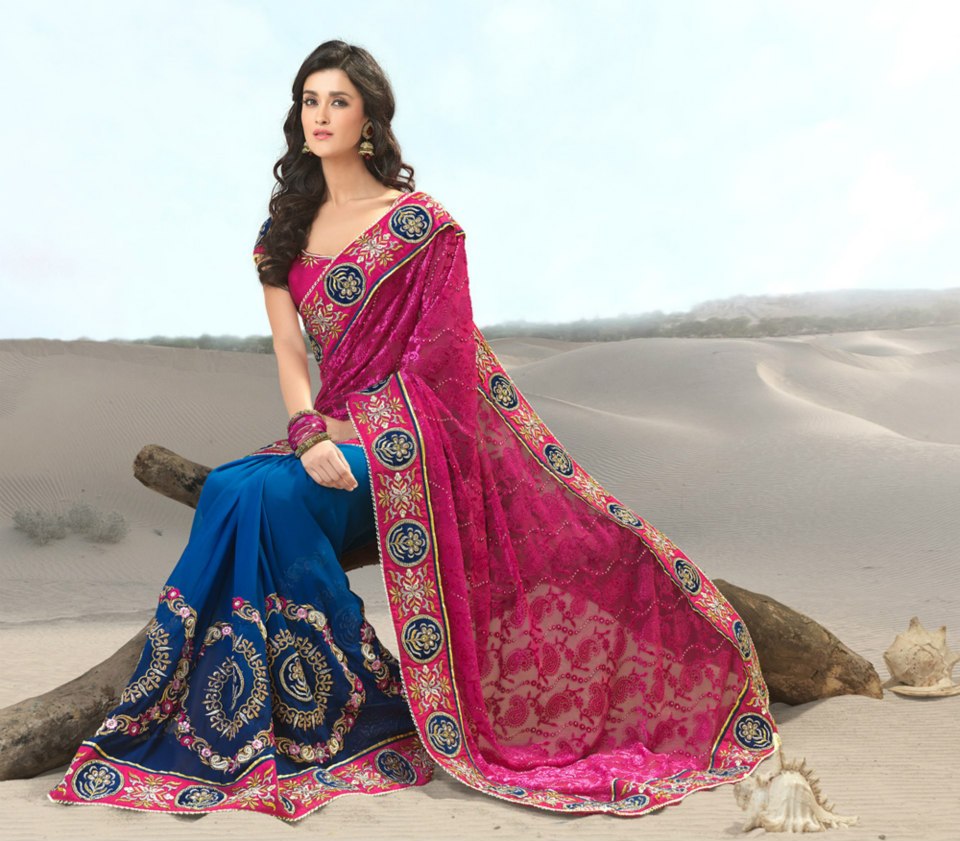 Busana Khas India Model Baju Sari India