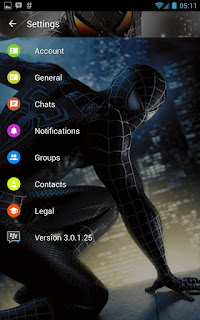 BBM MOD Spiderman Black v3.0.1.25 APK Terbaru BBM MOD Spiderman Black v3.0.1.25 APK Terbaru