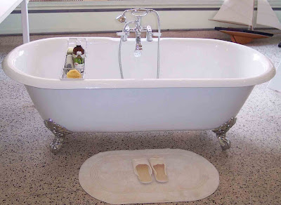 new cast iron dual-end claw foot bathtub new cast iron dual-end claw foot bathtub