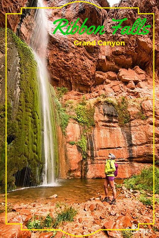 Ribbon Falls, Grand Canyon National Park Girl on a Hike