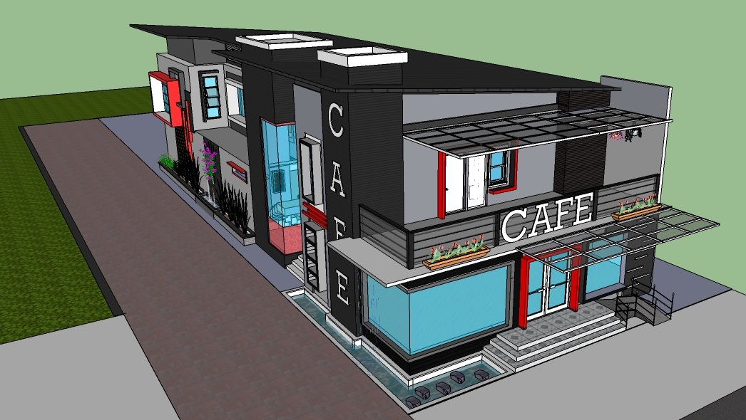 Poenyalya: Desain Rumah Cafe
