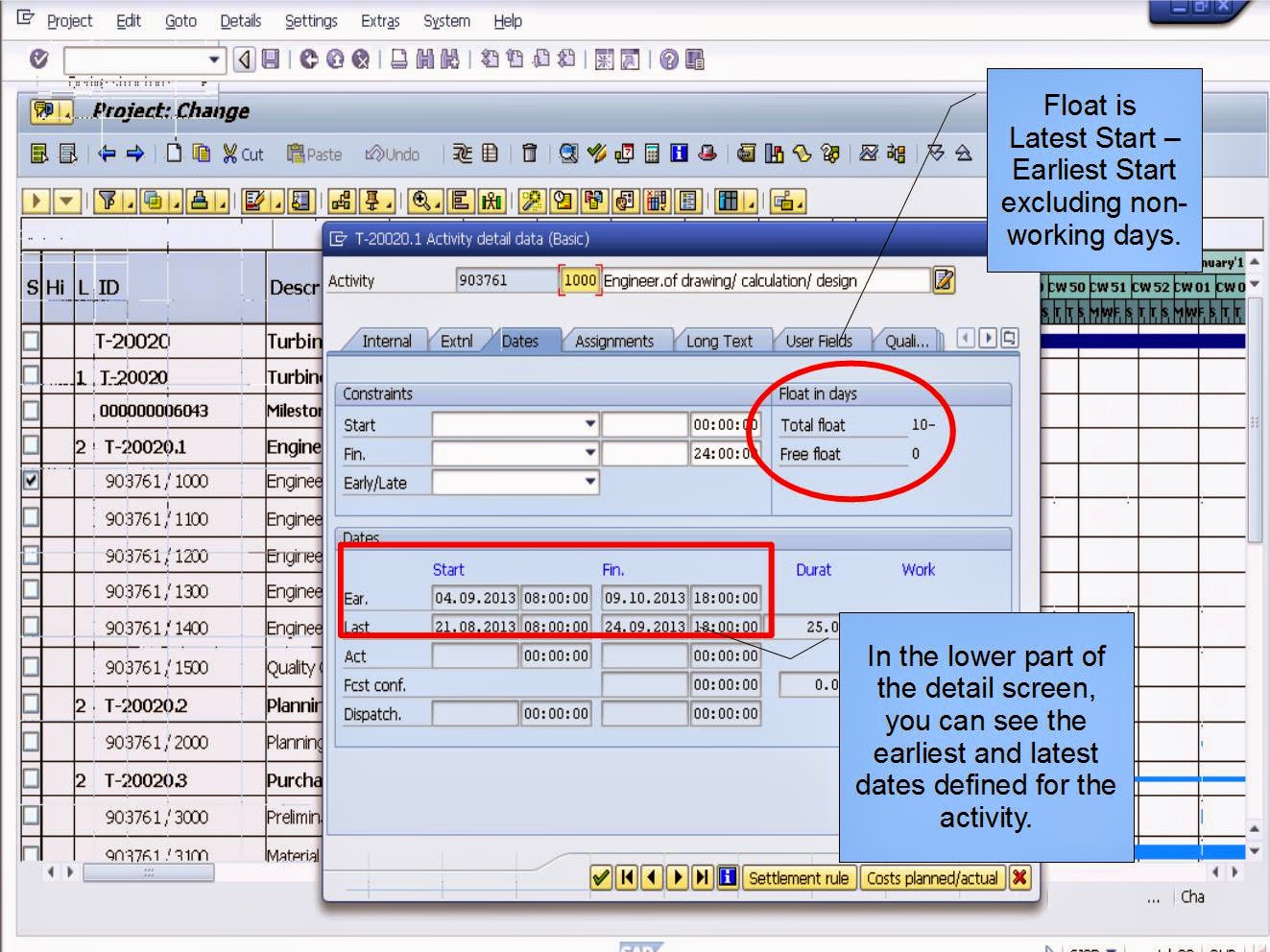 青蛙SAP分享 Froggy's SAP sharing Scheduling a Network Activity in SAP