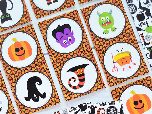 Printable Halloween Games: DOMINOES & MEMORY!