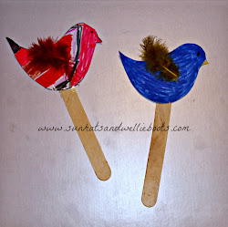 bird paper plate puppets nests preschoolers puppet template craft simple nest stick crafts birds templates making cut sun hats boots