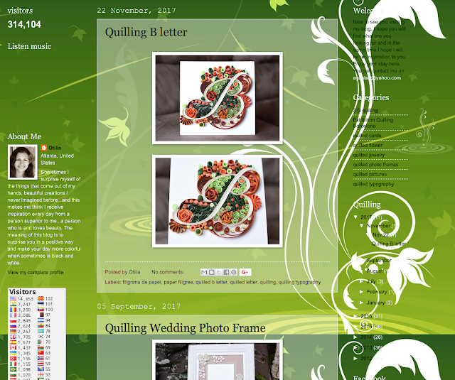 The Screenshot of Otilia's Ayani art blog