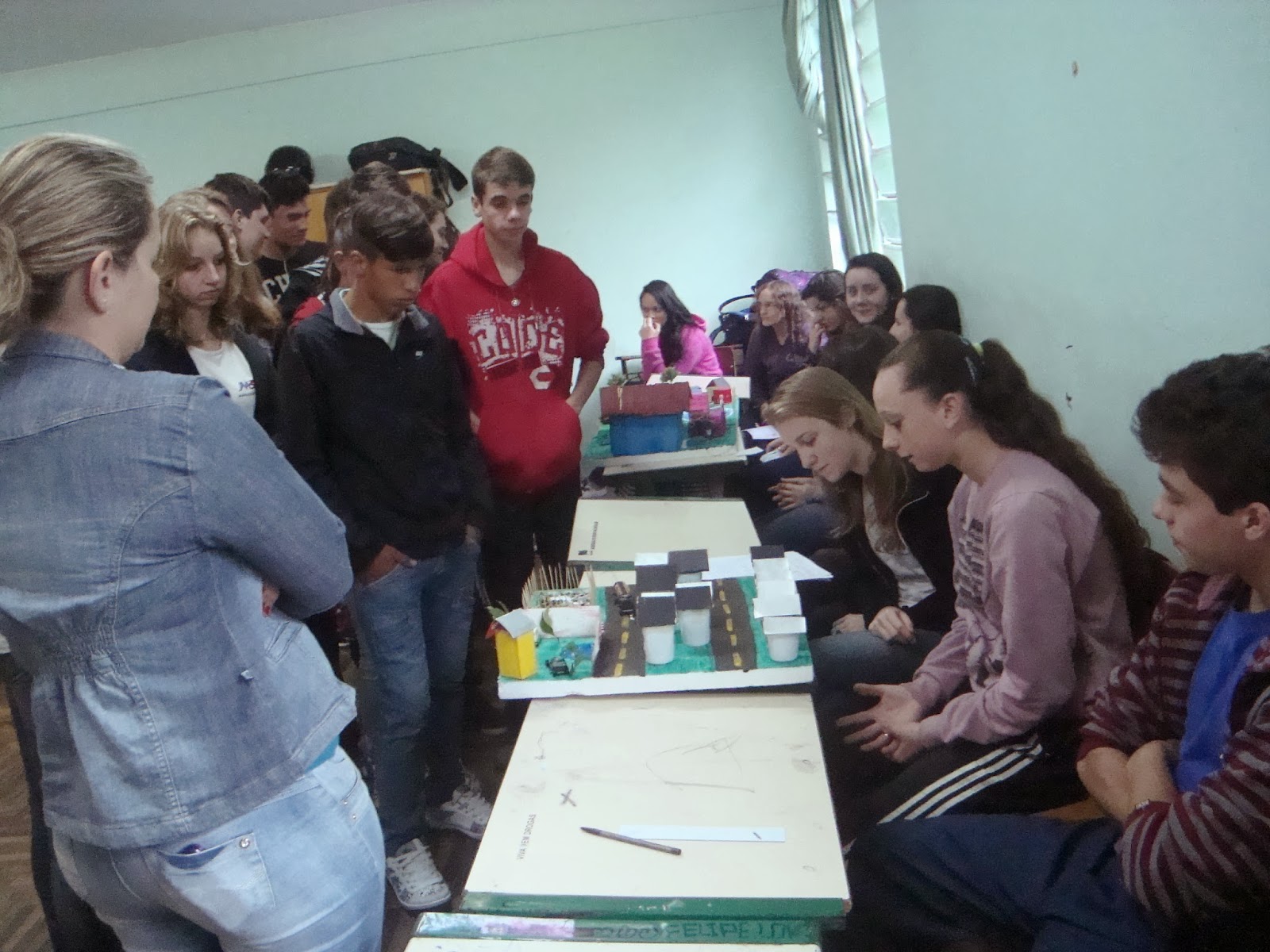 EEBP Mansueto Boff - Concórdia: Alunos apresentam maquetes