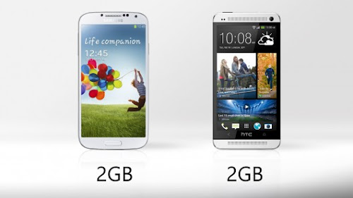 Galaxy S4 vs HTC One - Memory Comparison