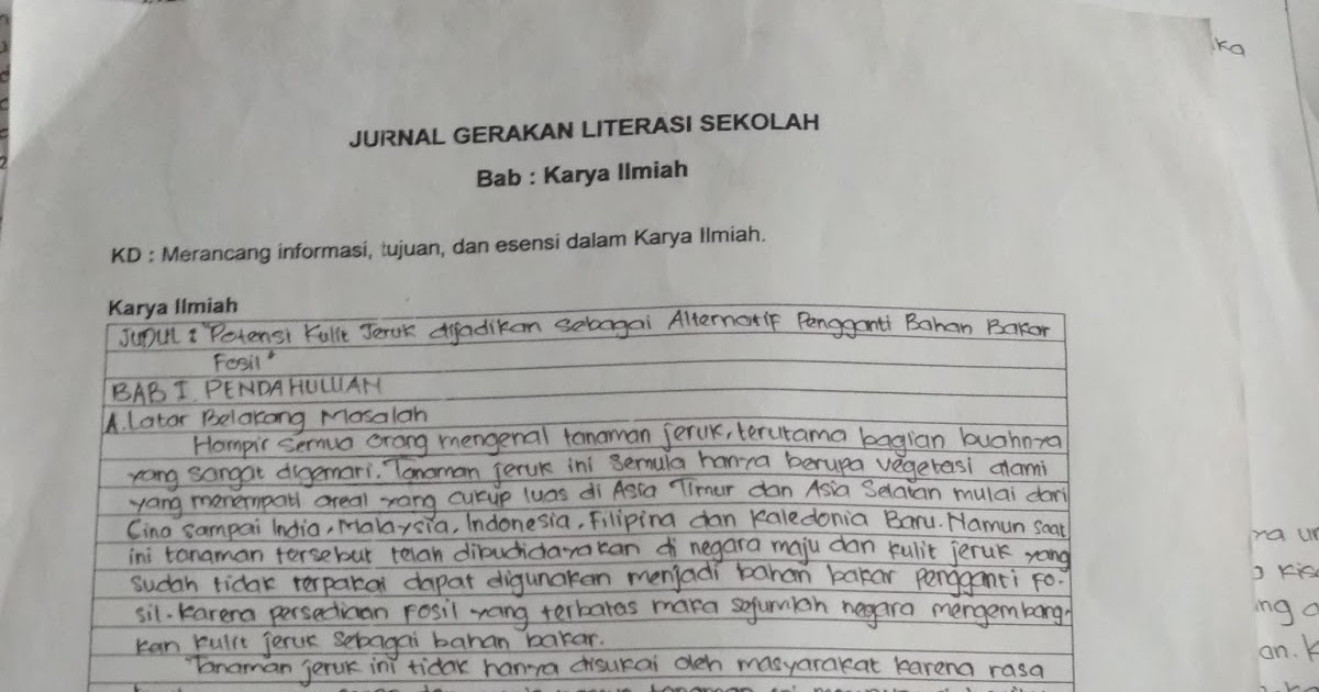 Merancang Informasi Tujuan Dan Esensi Dalam Karya Ilmiah