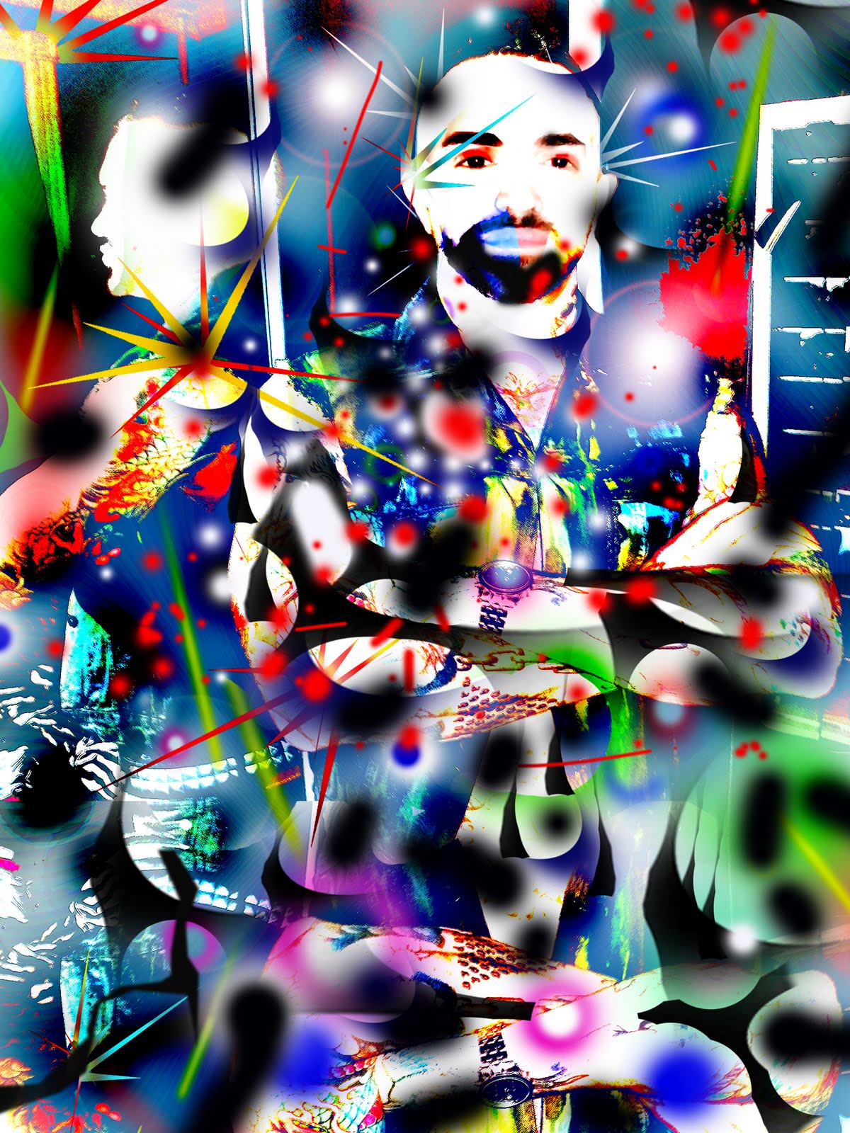 Eitel Thoughts COMPUTER PAINTING STUDY FOR PAINTING 2011