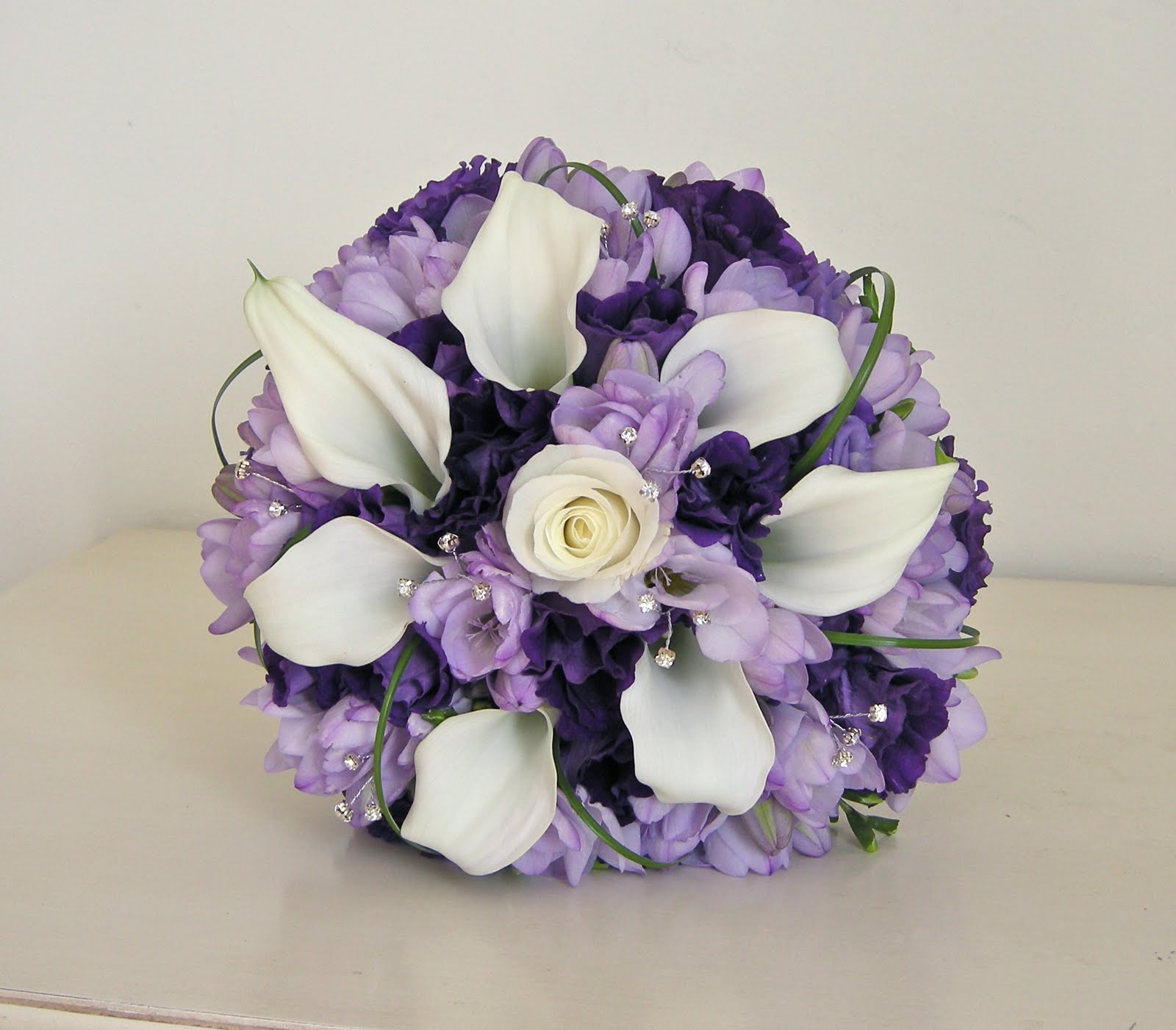 Wedding Flowers Blog: Alannah's Purple Wedding Flowers- Rhinefield House