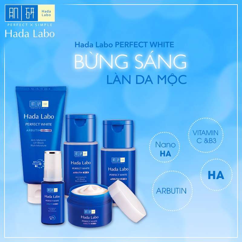 Review Kem dưỡng Hada Labo Perfect White Arbutin Cream ANNA STORE