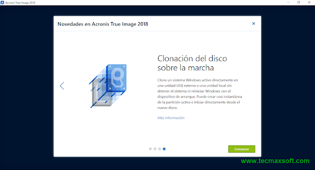 descargar Acronis True Image 2018 Gratis Captura 5