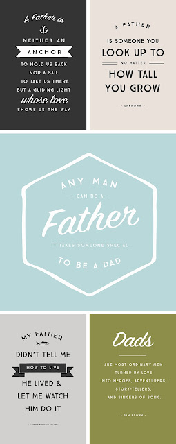 fathers day quotes collage - 5 Inspirational Quotes for Father's Day
