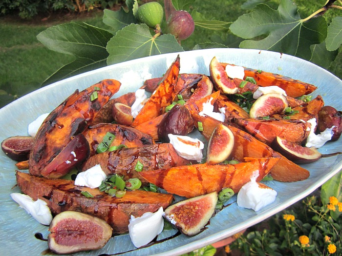 Roasted Sweet Potatoes & Fresh Figs
