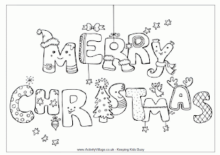 Indirizzi Babbo Natale: DA COLORARE!