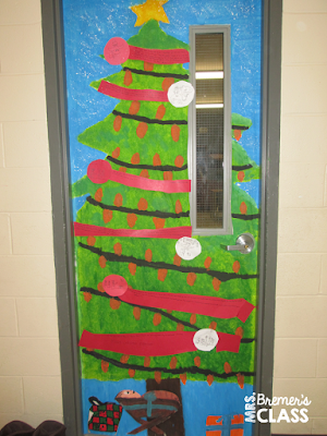 A tour of Christmas classroom door decorations around my school!