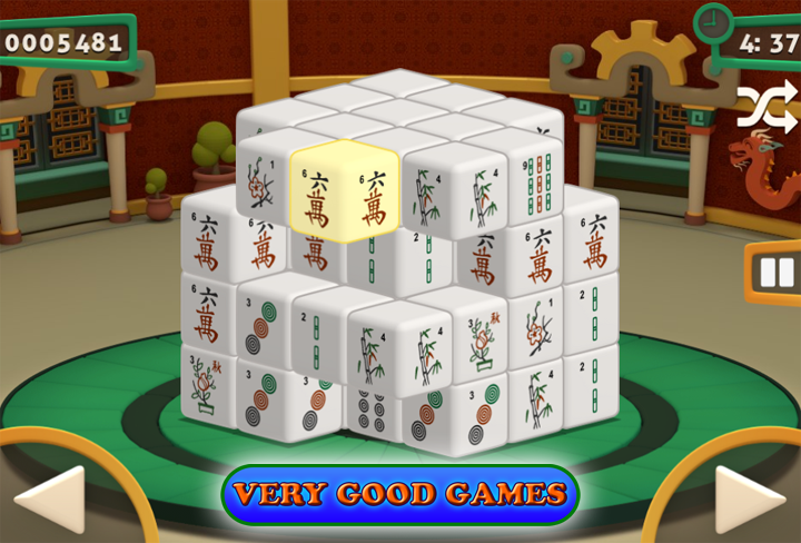Play online Mahjong 3D