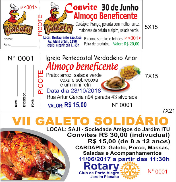 Cardápios para Restaurantes - Porto Alegre Gráfica - Rifas, Receituários,  Placas