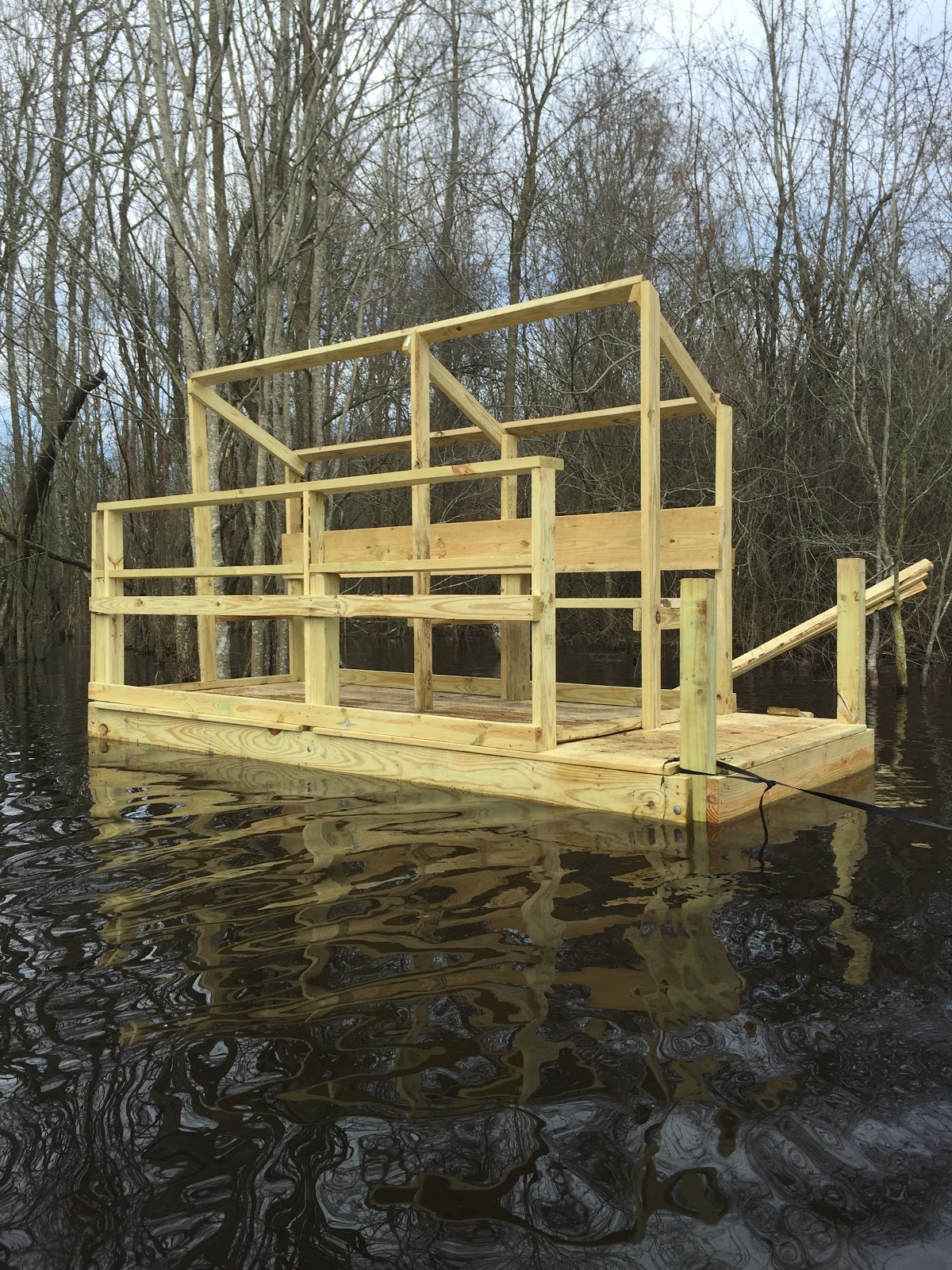 Bear Creek Plantation: NC Swamp Duck Blind Design Cadillac