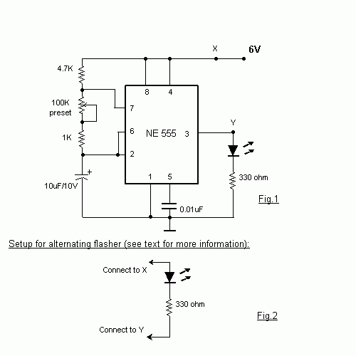 Simple Light Flasher Circuit Diagram | Super Circuit Diagram