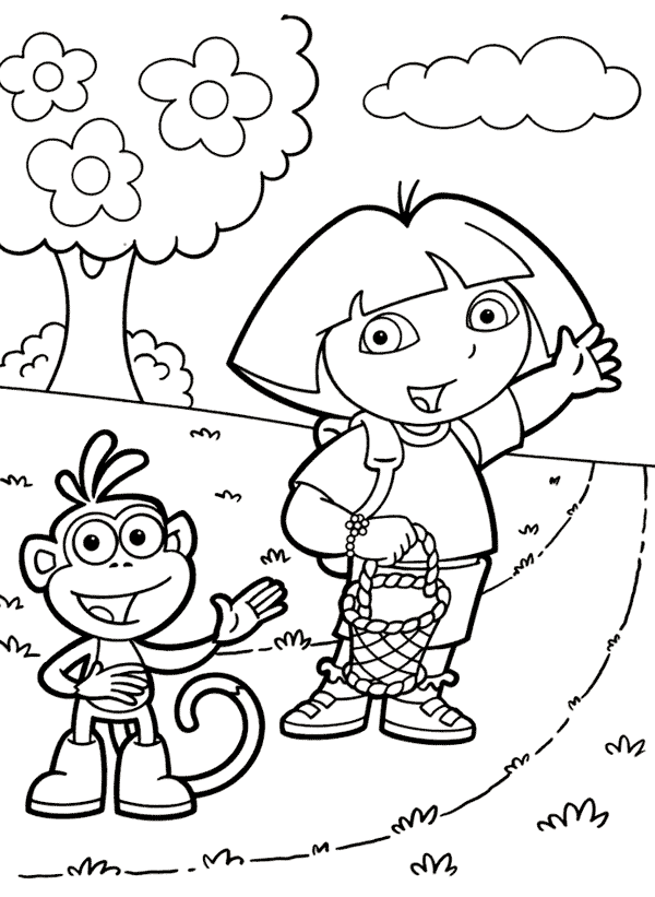 Dora Coloring Pages | Sheets | Pictures
