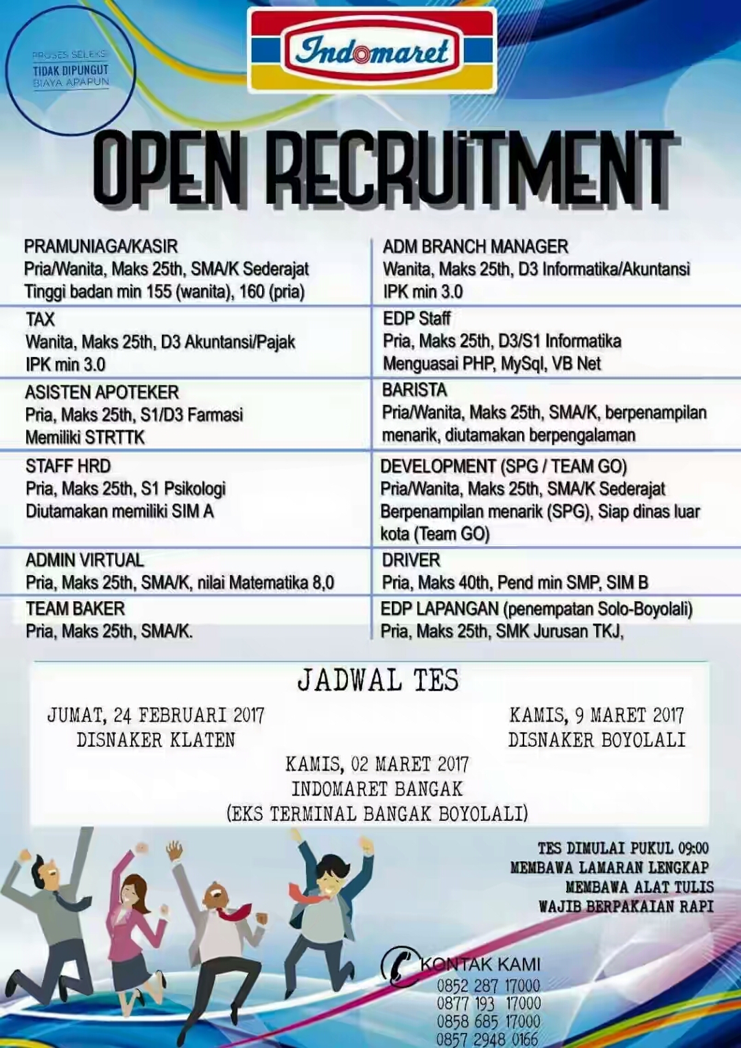 Klaten Memanggil! Peluang Emas Lowongan Kerja di Klaten Hari Ini Terbentang Luas Klaten Memanggil! Peluang Emas Lowongan Kerja di Klaten Hari Ini Terbentang Luas