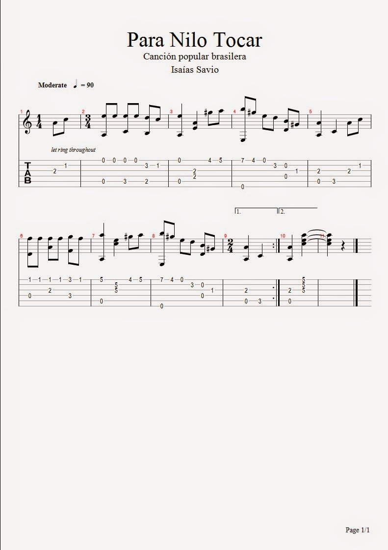 Partituras para Guitarra Partituras fáciles GRATIS (8) Partituras para Guitarra Partituras fáciles GRATIS (8)