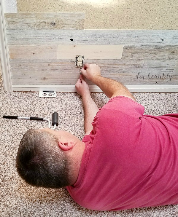 Reclaimed Wood Wall Installation DIY Beautify Creating Beauty at Home