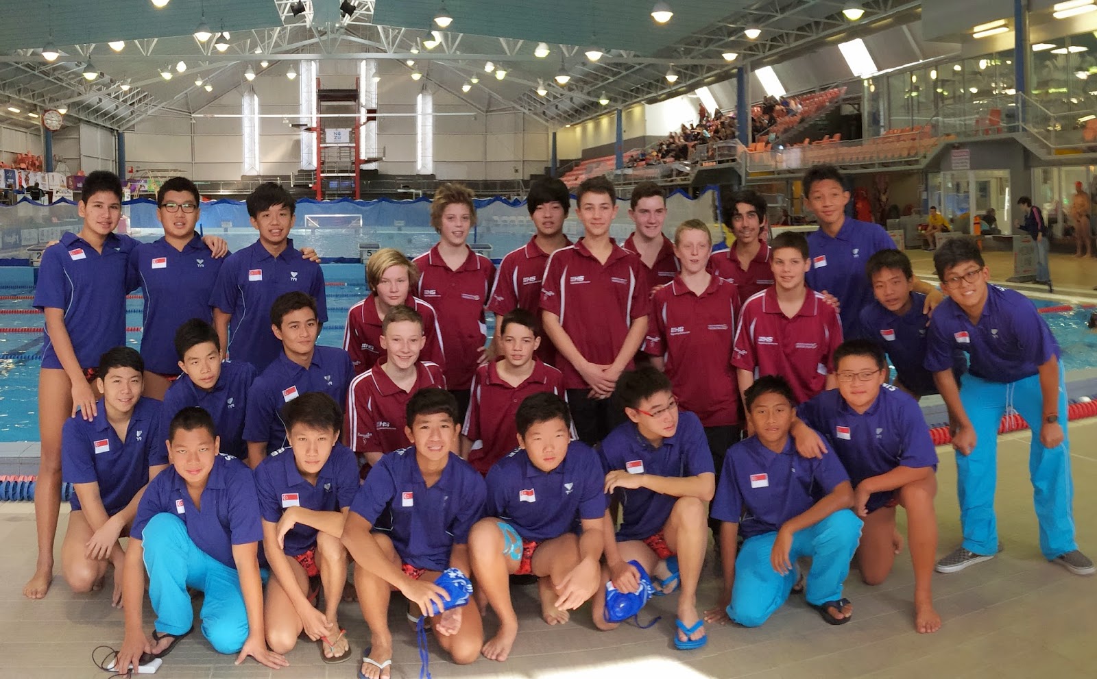 2016 Pan Pacific Youth Water Polo Festival Singapore claim Plate in