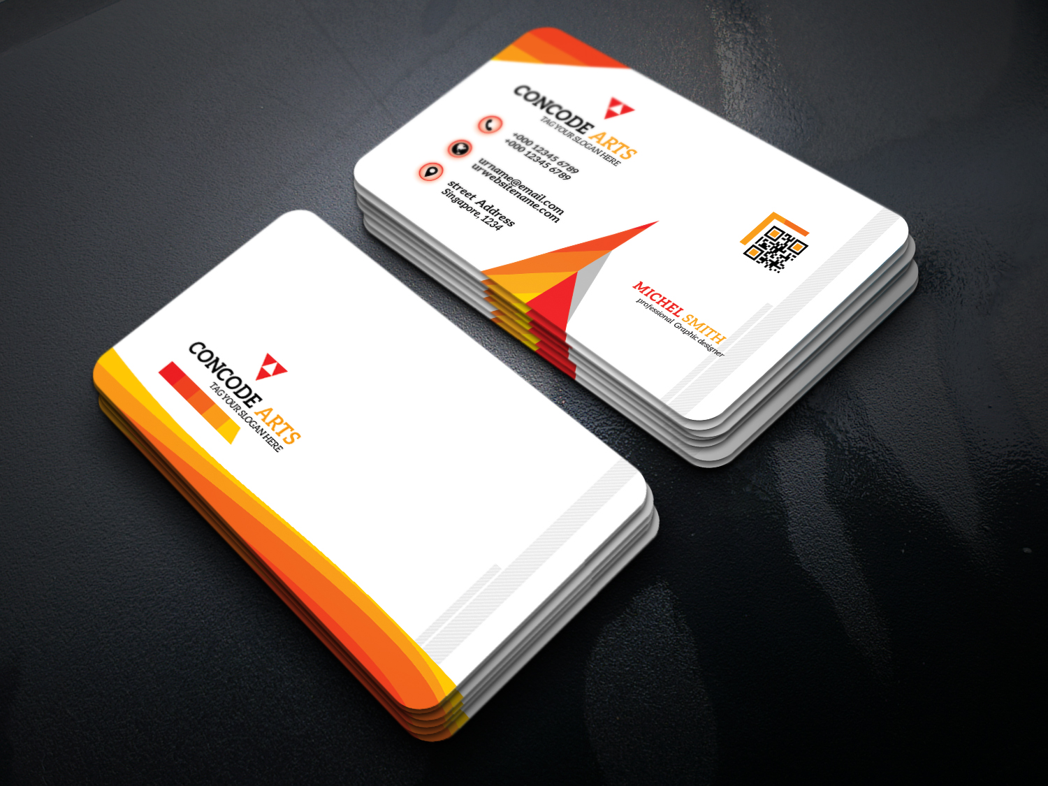 free download business cards vol 82 - professional business card templates