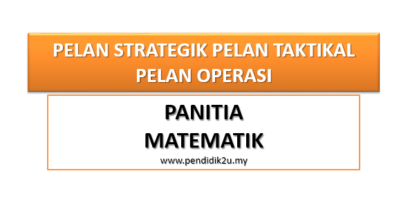 Pelan Strategik Matematik Sekolah Rendah  blogstrategik