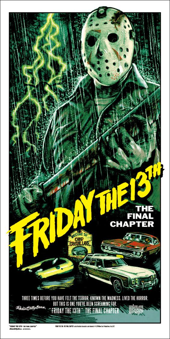 Bottleneck Gallery Reveals Exclusive 'Friday The 13th: The Final Chapter' Print For NYCC