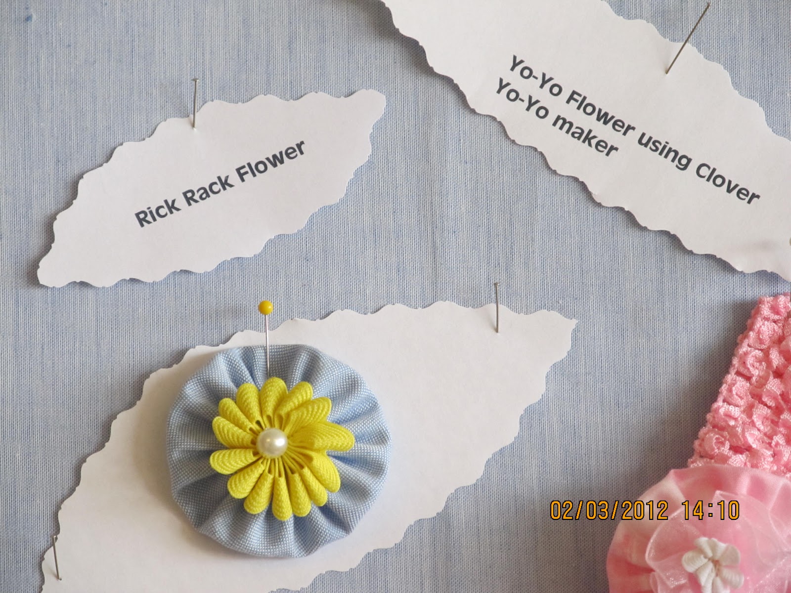 Sewing Sandy Flower Power Fabric Flower Class at Austin's Sewing Center