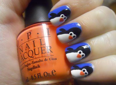 Holy Manicures: Penguin Nails.