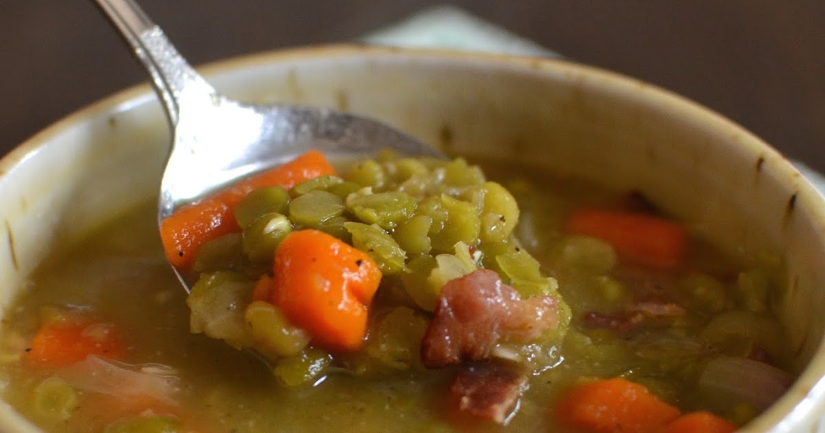 Playing with Flour Split pea soup (with bacon and miso)