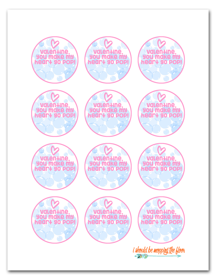 i should be mopping the floor Free Printable Bubble Valentines