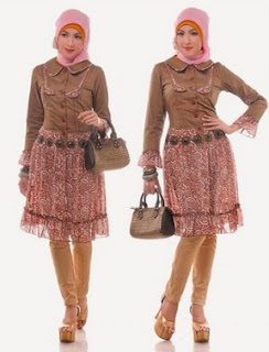 Gamis Batik Untuk Kerja Model Baju Batik Wanita Muslim Untuk Kerja Yang Modis Dan Syar'i