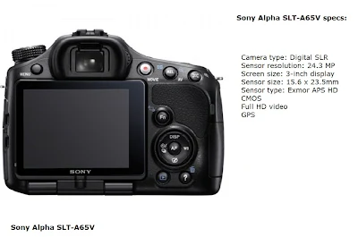 Sony Alpha SLT-A65V DSLR camera