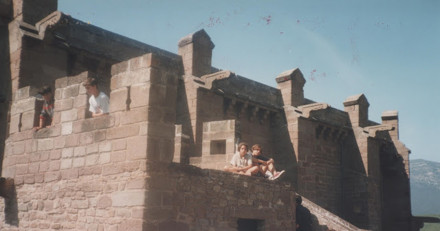 Con mi querida hermana en el castillo de Javier Con mi querida hermana en el castillo de Javier