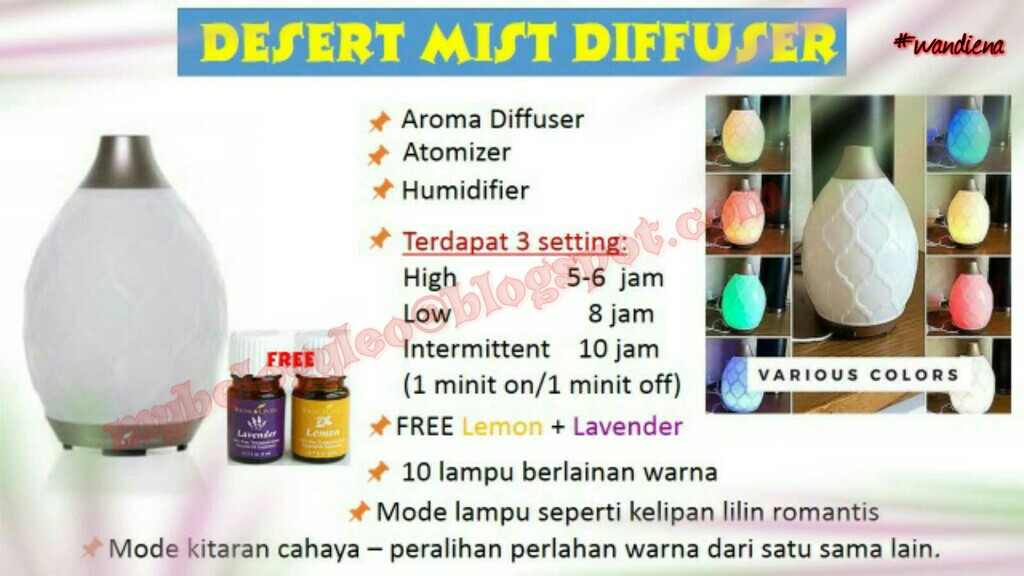 Me & Young Living: DESERT MIST DIFFUSER