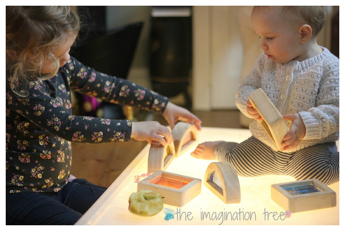 DIY Light Box for Sensory Play - The Imagination Tree