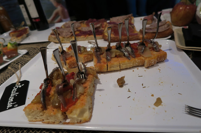 Tapas with anchovies