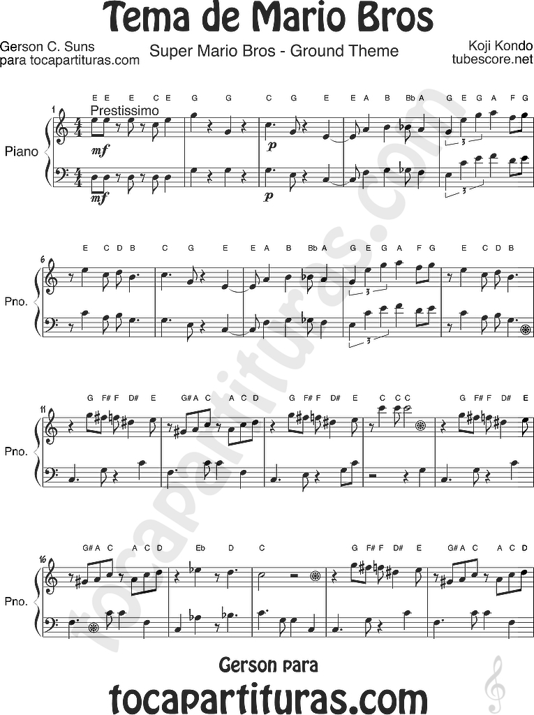 Mario Violin Sheet Music Epic Sheet Music