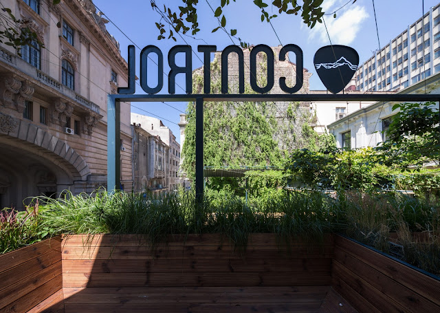 Proiect terasa Club Control -Bucuresti - Poteca Studio proiect terasa, design peisagistica terasa restaurant, design club bucuresti, arhitect peisagist alexandru gheorghe, poteca studio, amenajare terasa, gradina cu liane, plante agatatoare